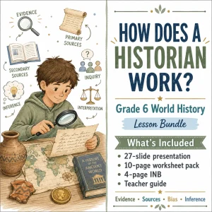 how does a historian work lesson slide