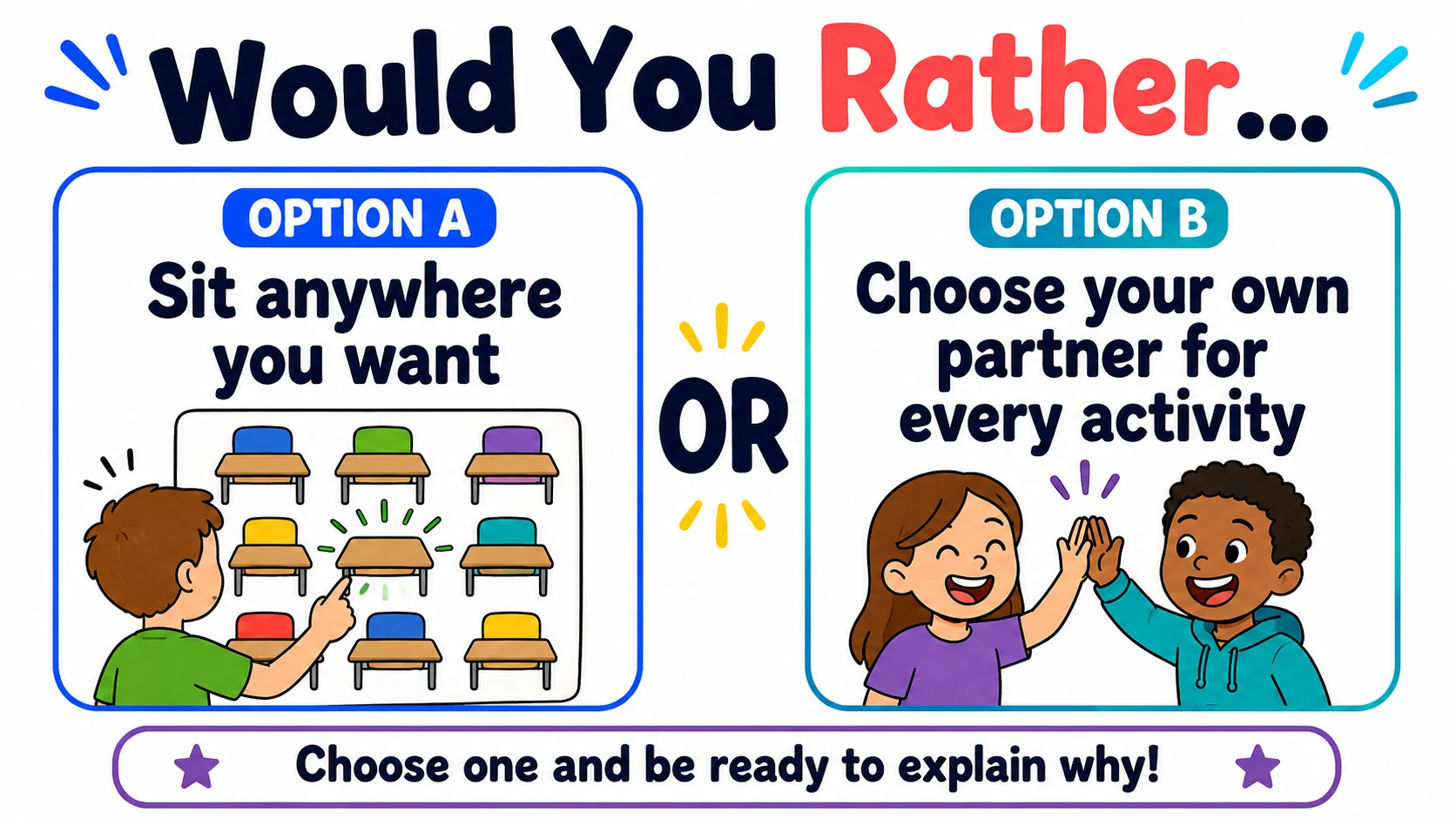 Would You Rather Questions for Middle School | Icebreakers, Brain Breaks & Classroom Community - Image 4