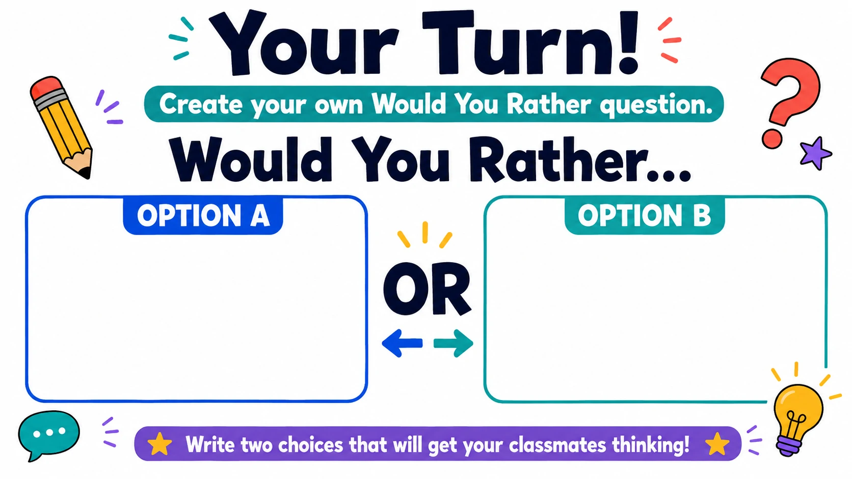 Would You Rather Questions for Middle School | Icebreakers, Brain Breaks & Classroom Community - Image 7